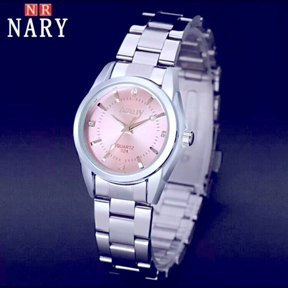🌸Nary stainless steel water resistant watch